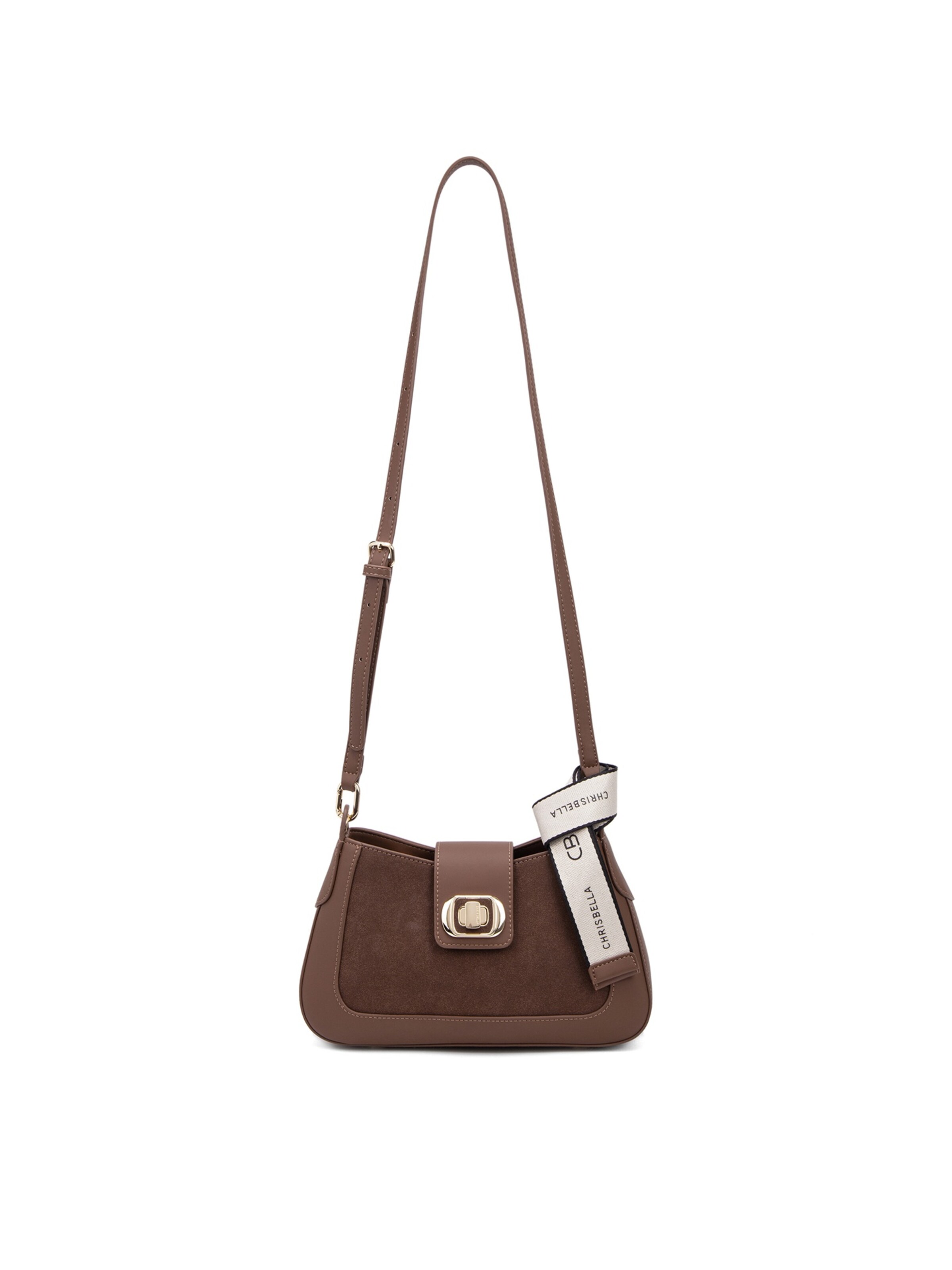 Chrisbella Shoulder Bag in Brown