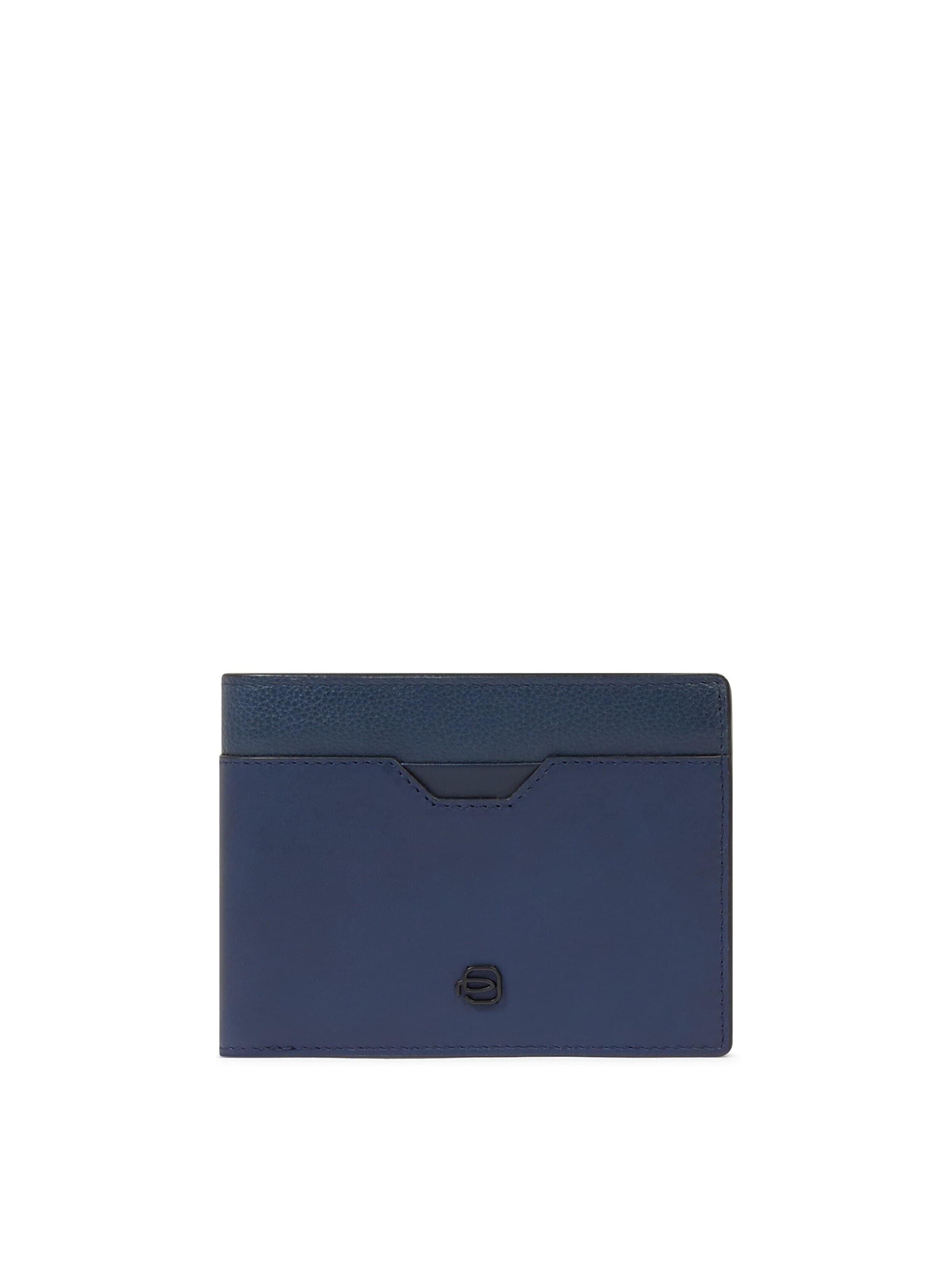 Piquadro Wallet in Blue: front