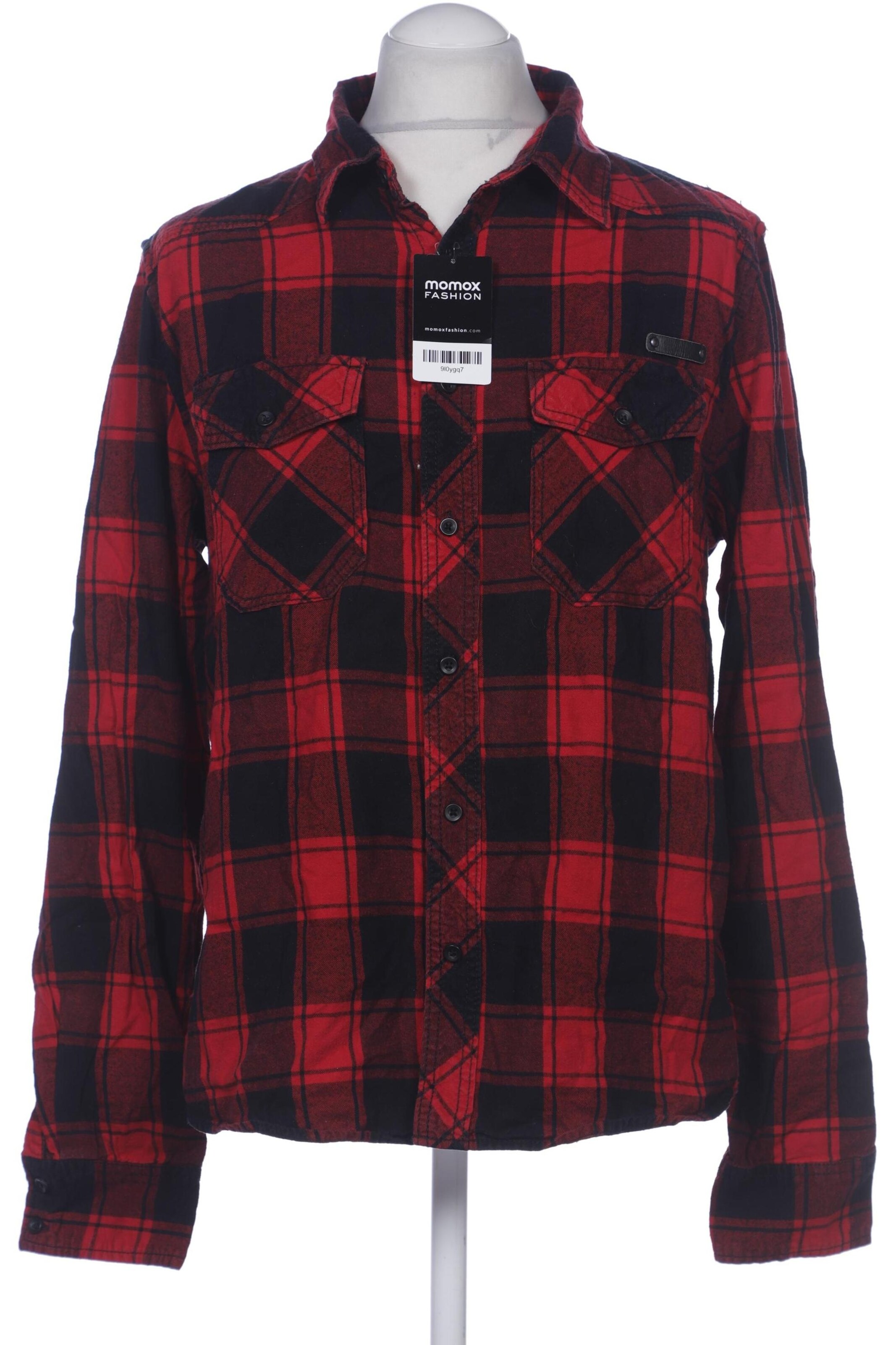 Brandit Button Up Shirt in L in Red: front