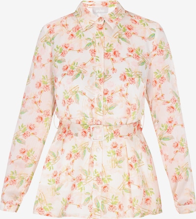 Usha Pusero 'Fashion Look' värissä turkoosi / persikka / oranssinpunainen / offwhite, Tuotenäkymä