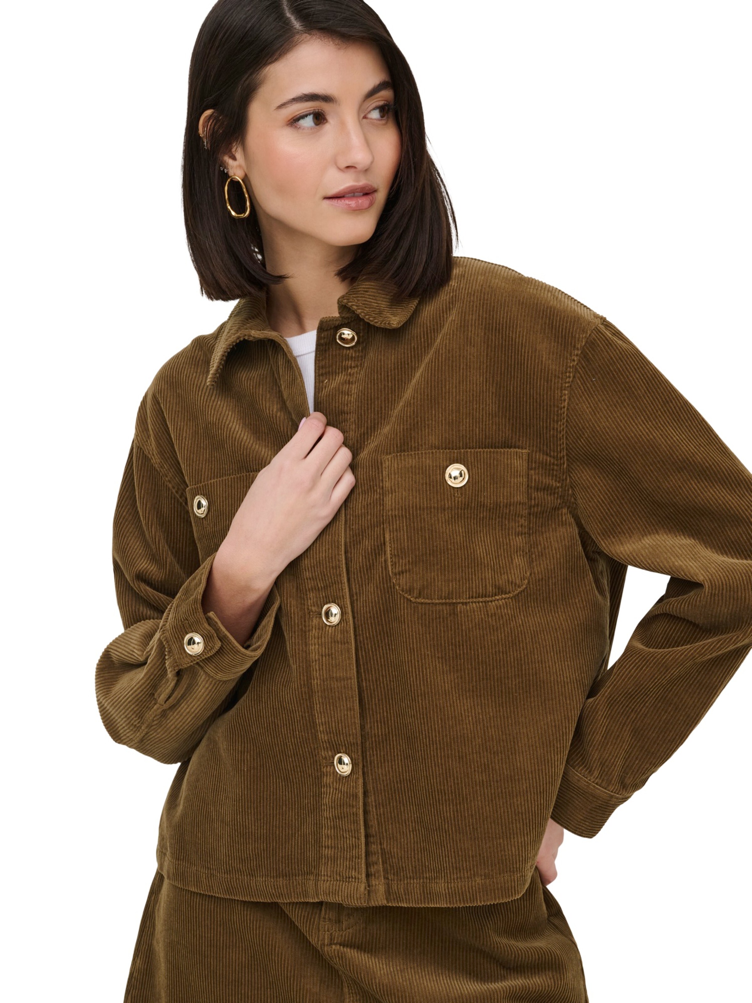 JDY Kurtka przejściowa 'JDYSHIRAZ' w kolorze brązowy