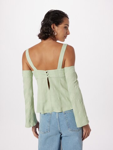 TOPSHOP - Camisa em verde