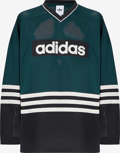 ADIDAS ORIGINALS Majica veličine S u tamno zelena / crna / bijela, Pregled proizvoda