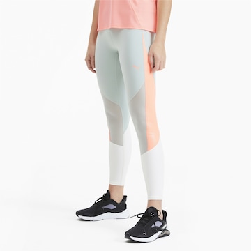 PUMA Skinny Workout Pants 'Pearl' in Grey: front