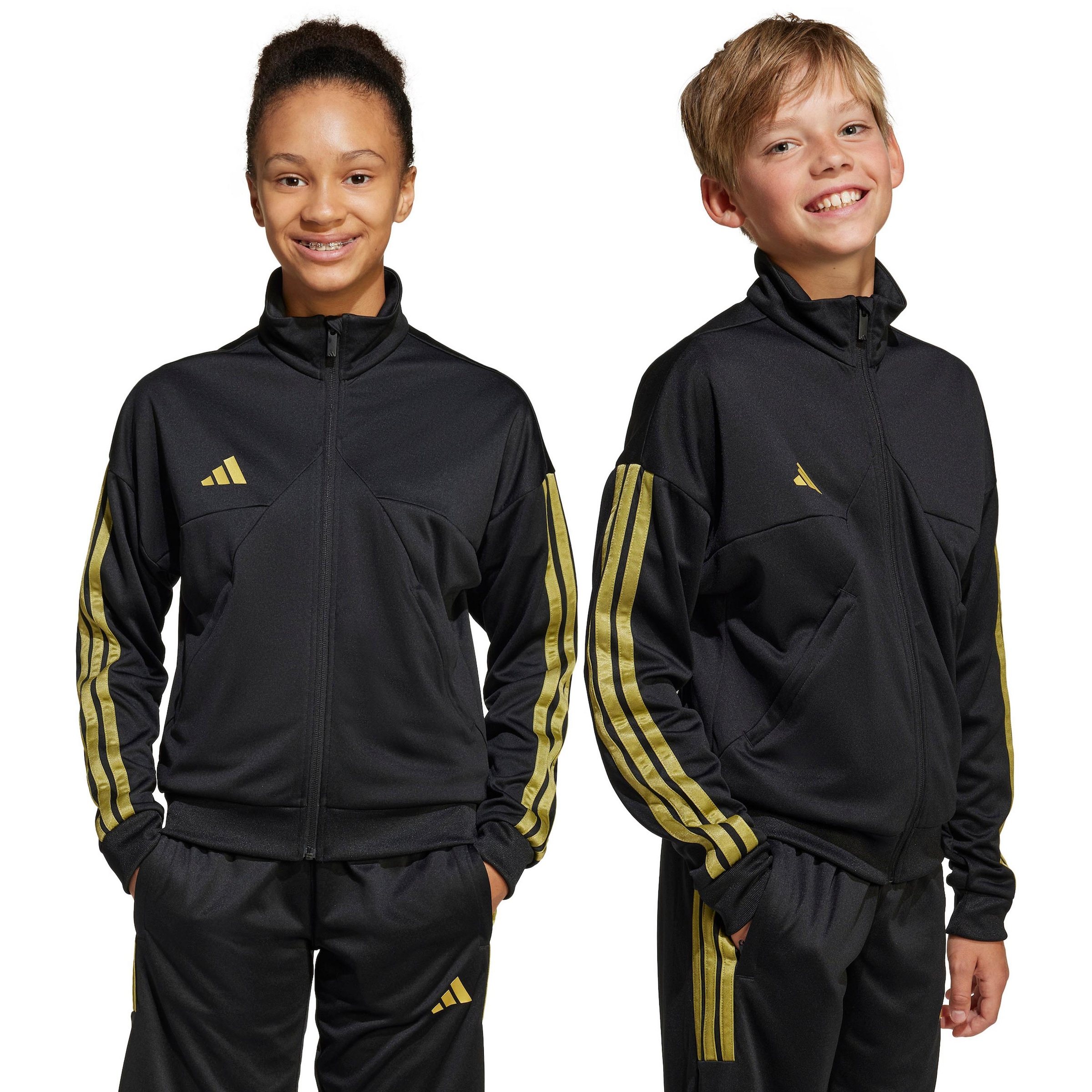 ADIDAS PERFORMANCE Athletic Jacket 'Hot Cof' in Black: front