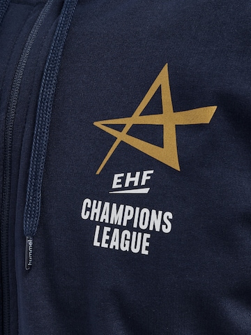 Hummel Zip-Up Hoodie 'EHF' in Blue