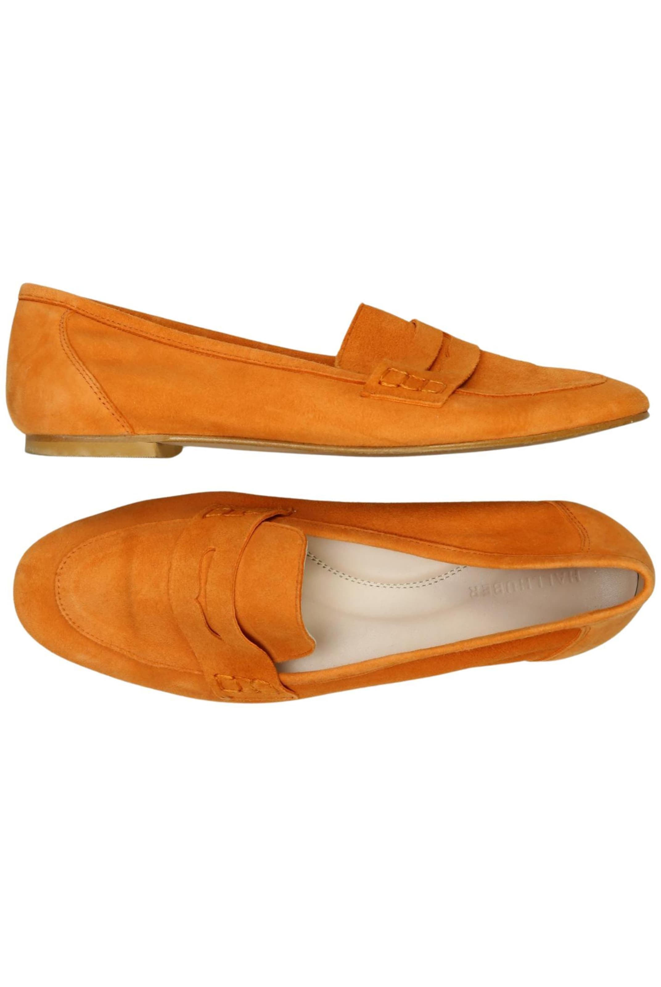 HALLHUBER Flats & Loafers in 37 in Orange: front