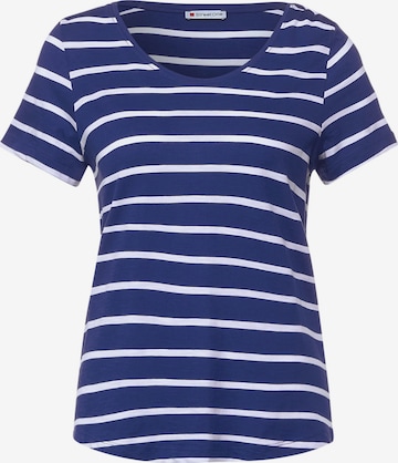 STREET ONE - Camiseta 'Gerda' en azul: frente