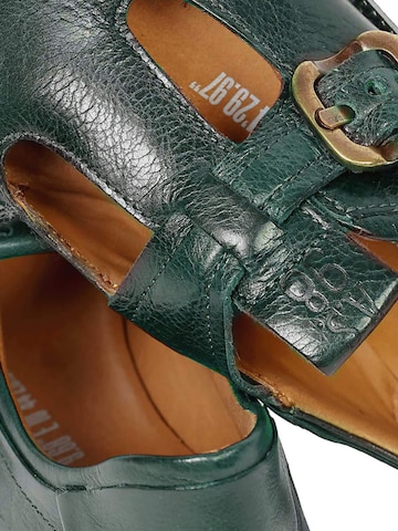 Mocassino ' ALISTAIR ' di A.S.98 in verde: frontale