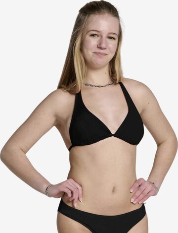 Moodies Undies Triangle Bikini in Black: front