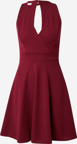 WAL G. Cocktail Dress 'DIAZ' in Red: front