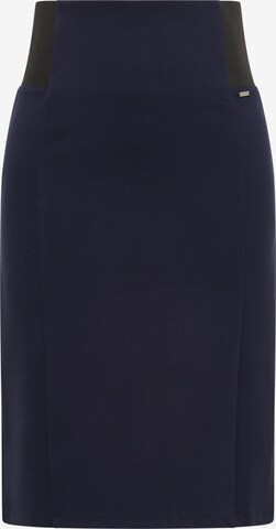 DreiMaster Klassik Skirt 'Naemi' in Blue: front