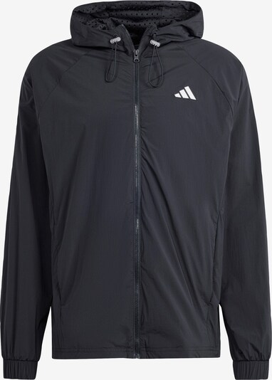 ADIDAS PERFORMANCE Športna jakna | črna / bela barva, Prikaz izdelka