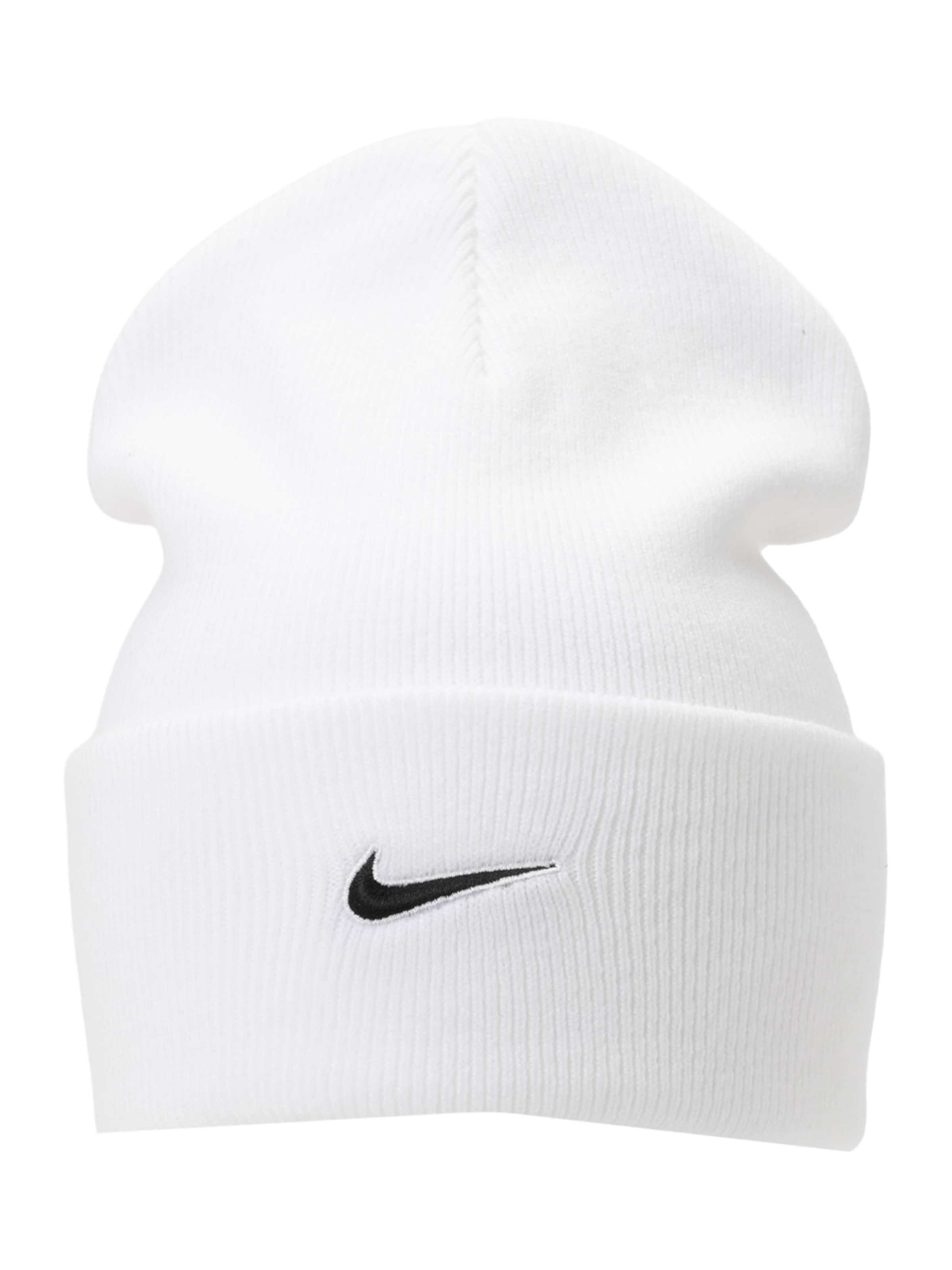Nike Sportswear - Gorra 'Peak Swoosh' en blanco
