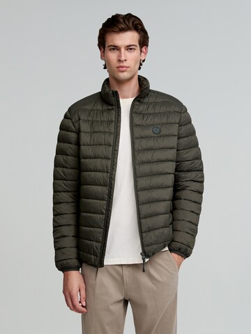 Scalpers Slim fit Between-Season Jacket 'Nos Gstaad' in Green