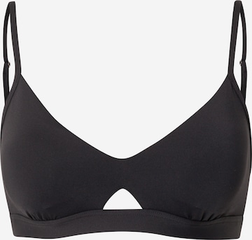 SeafollyBustier Bikini gornji dio 'Collective' - crna boja: prednji dio