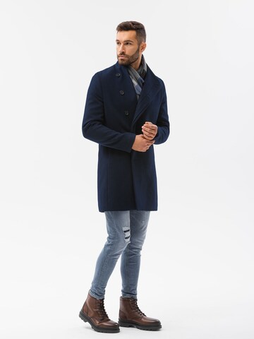 Ombre Between-Seasons Coat 'C501' in Blue