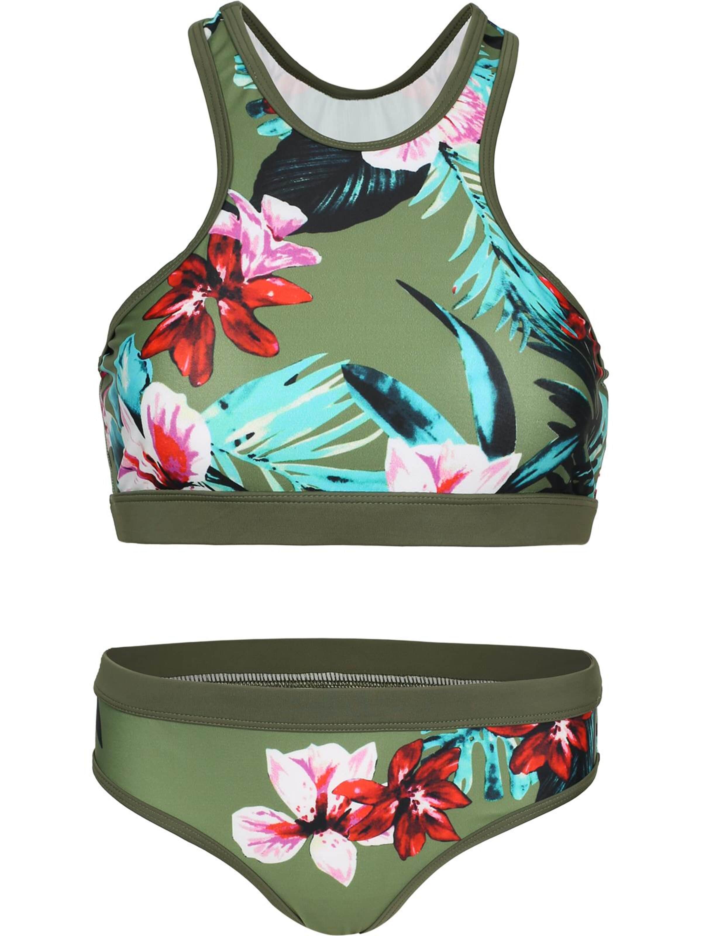 La V Bikini 'Basic' in Groen: voorkant