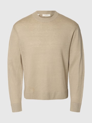 SELECTED - Jersey en beige