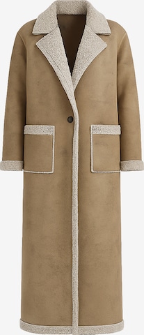 Elara Mantel in Beige: Vorderseite