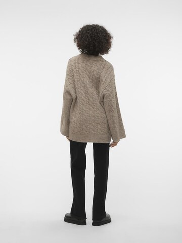 VERO MODA Sweater 'COBALT' in Brown