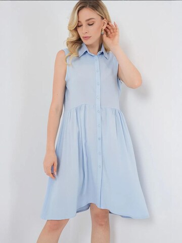 Abito camicia di Bigdart in blu: frontale