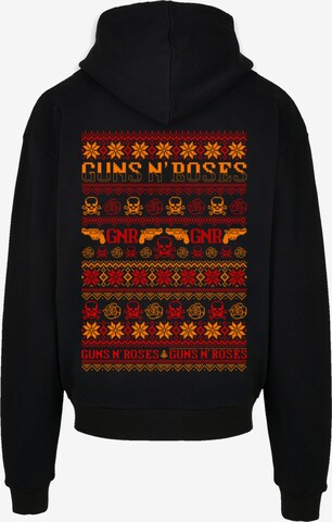 F4NT4STIC Sweatshirt 'Guns And Roses Weihnachten Christmas' in Zwart