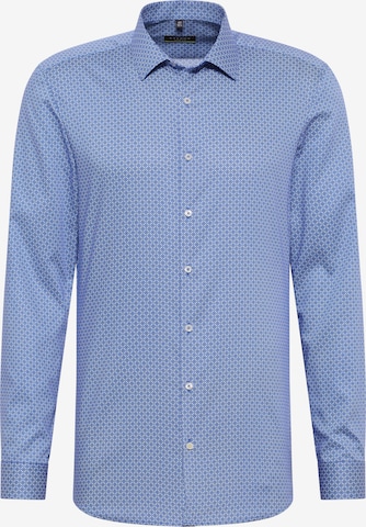 ETERNA Slim fit Button Up Shirt in Blue: front