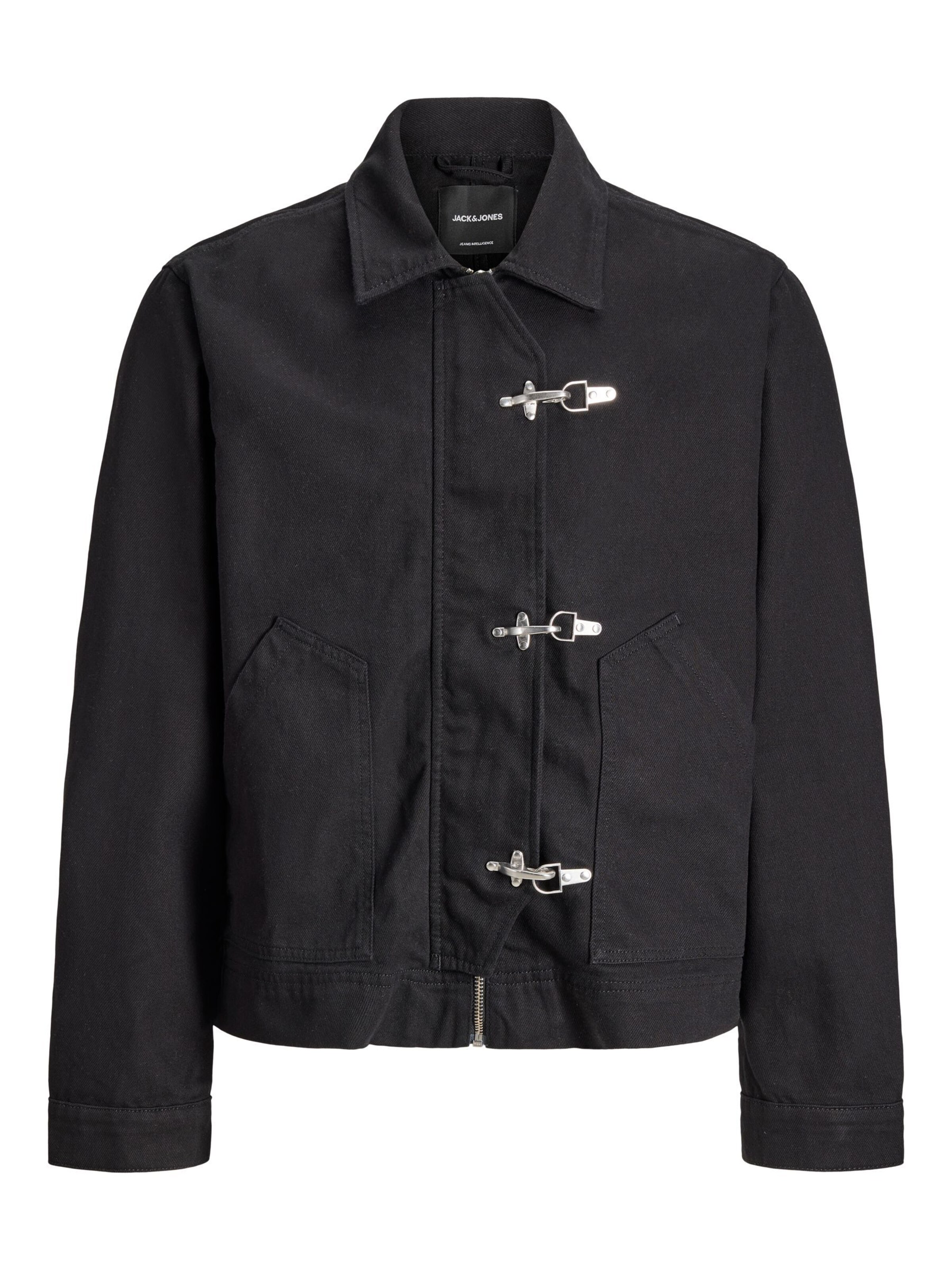 JACK & JONES Overgangsjakke i sort: forside