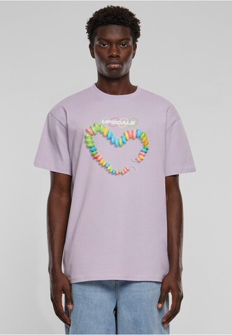MT Upscale Majica 'Sweet Treats' | vijolična barva: sprednja stran