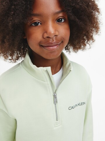 Sweat Calvin Klein Jeans en vert