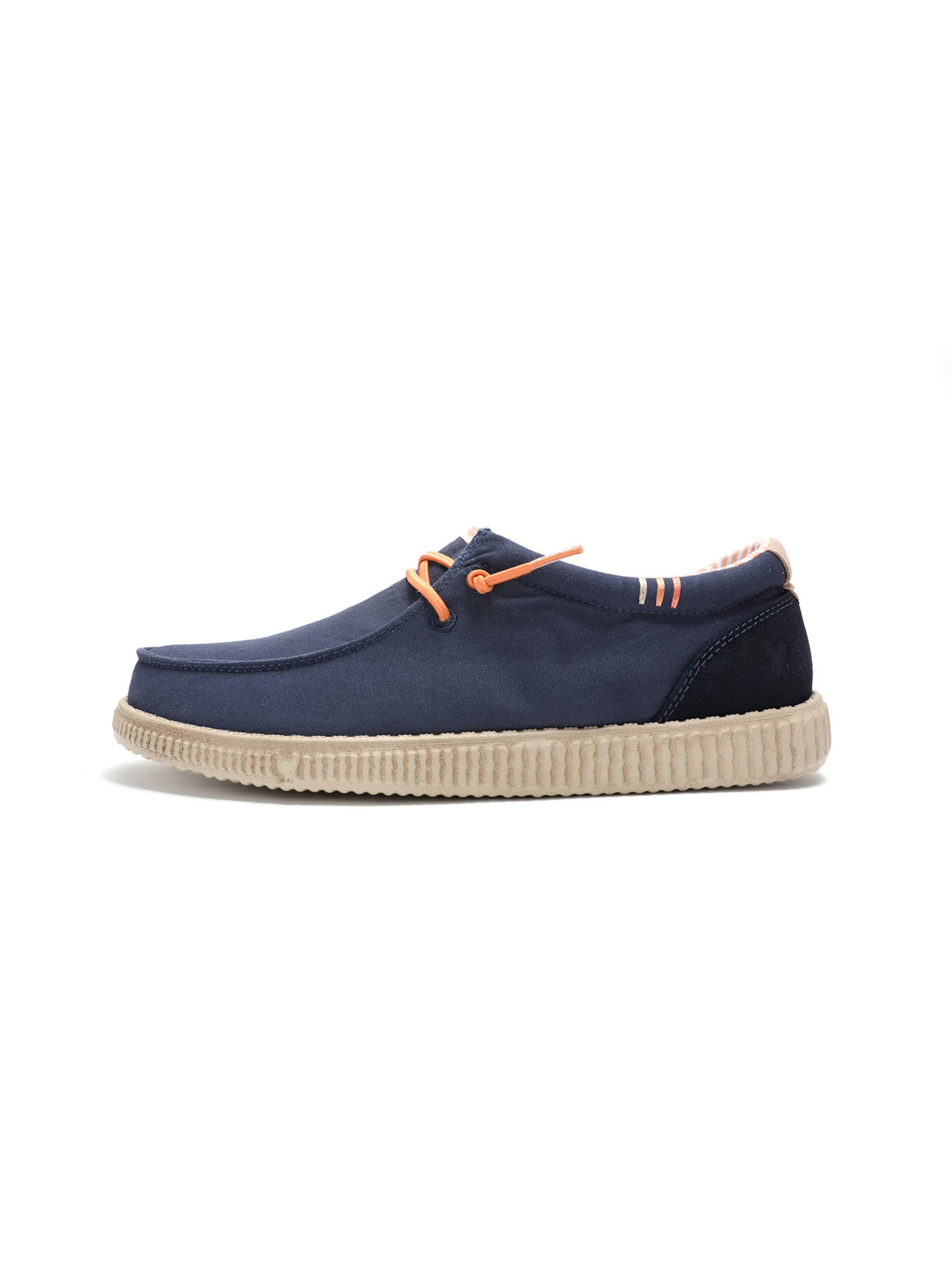 Walk In Pitas Moccasin 'Ledro' in Blue: front