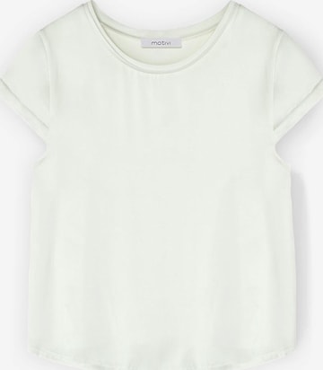 T-shirt MOTIVI en blanc : devant