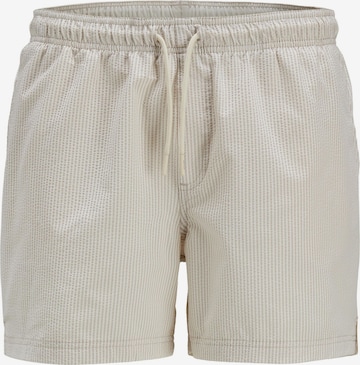 Shorts de bain JACK & JONES en gris : devant