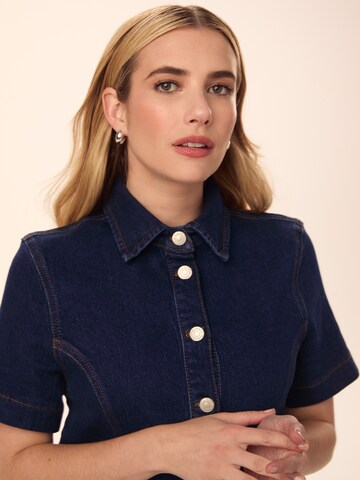 Daahls by Emma Roberts exclusively for ABOUT YOU Платье-рубашка 'Therese' в Синий