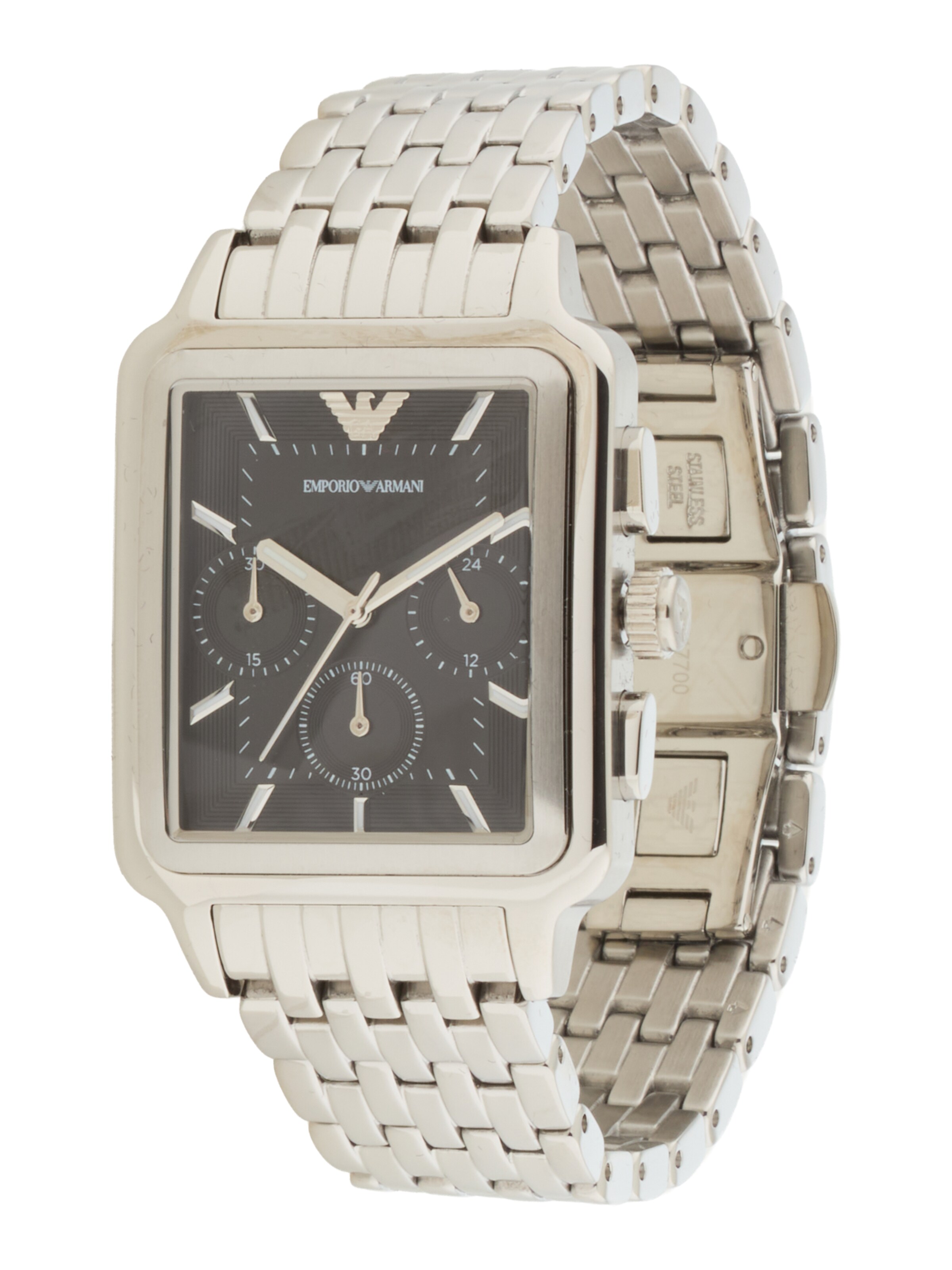 Emporio Armani Analogna ura | srebrna barva: sprednja stran