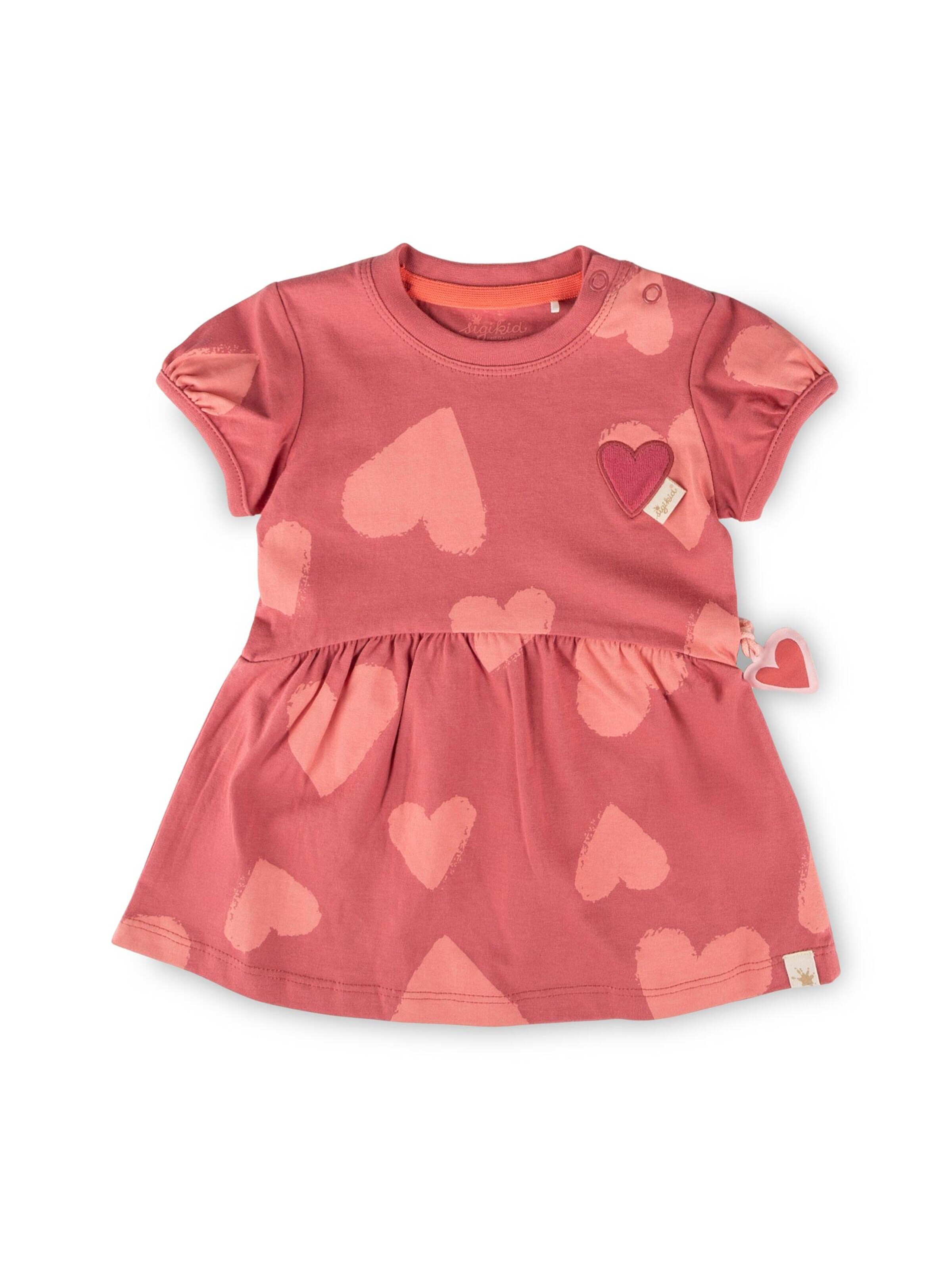 SIGIKID Dress 'Kleid Pink Birds' in Pink: front