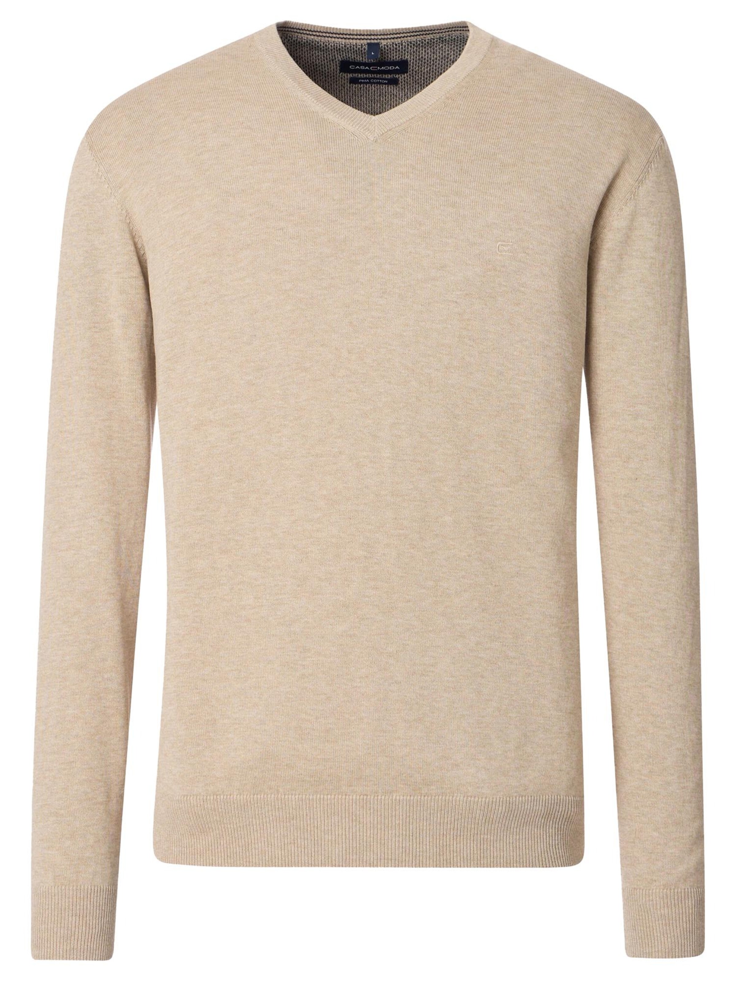CASAMODA Sweater 'Basic' in Beige: front