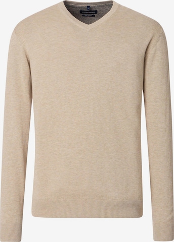 CASAMODA Sweater 'Basic' in Beige: front