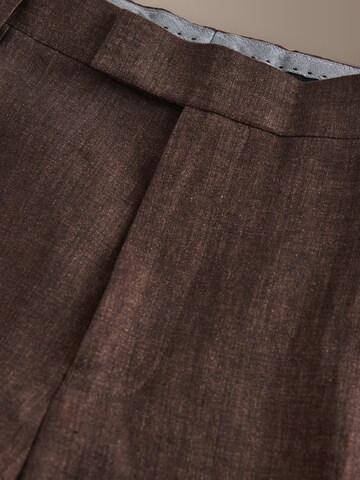 Next Slim fit Trousers with creases in Brown