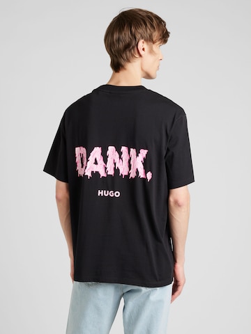 Maglietta 'Danckugo' di HUGO in nero
