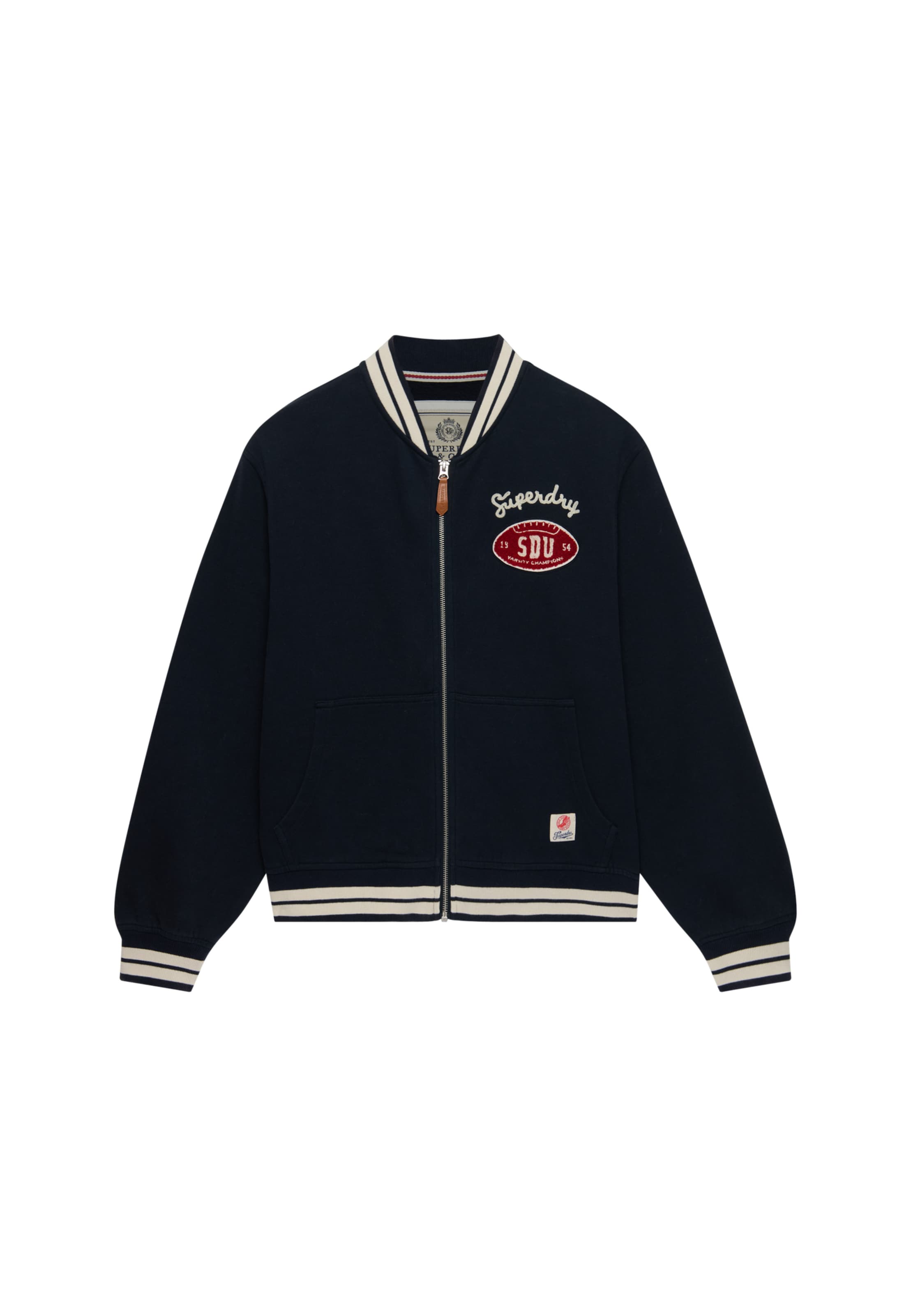Veste mi-saison 'Country Club' Superdry & Co en bleu : devant
