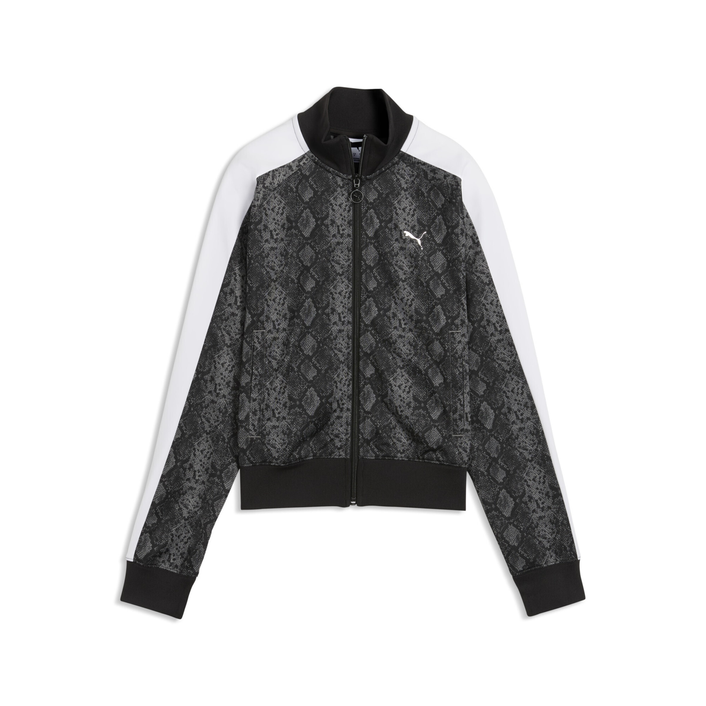 PUMA Sweat jacket 'T7' in Black: front