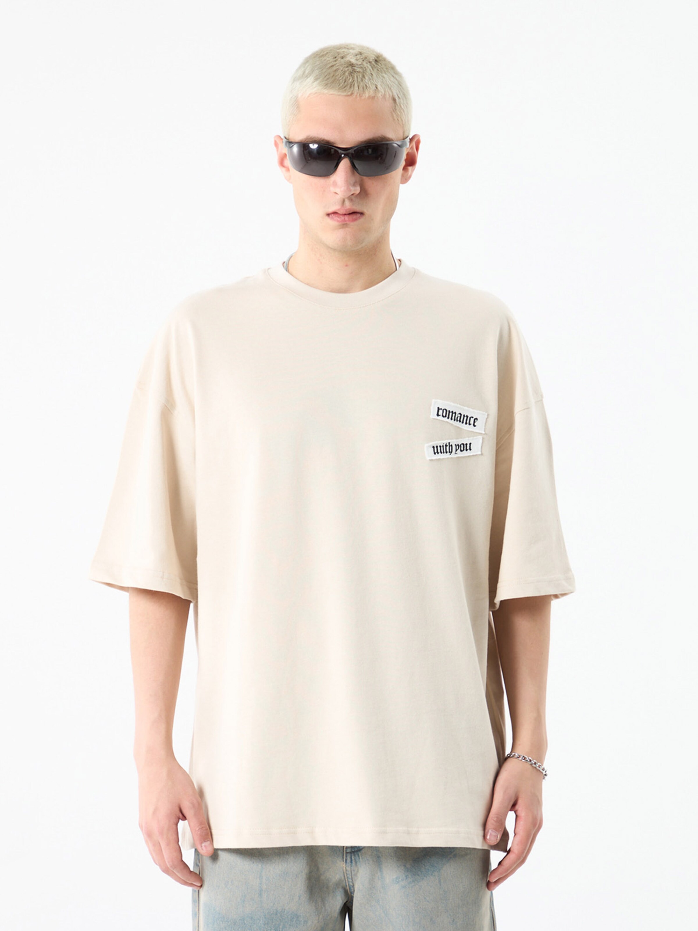 VAMOS CLO Футболка в Бежевый: спереди