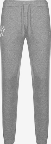 NEW ERA Regular Pants 'New York Yankees' in Grey: front