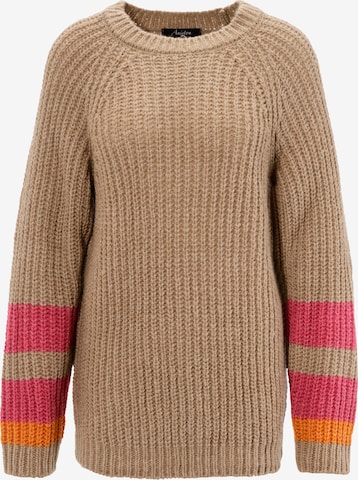 Aniston CASUAL Pullover in Beige: predná strana