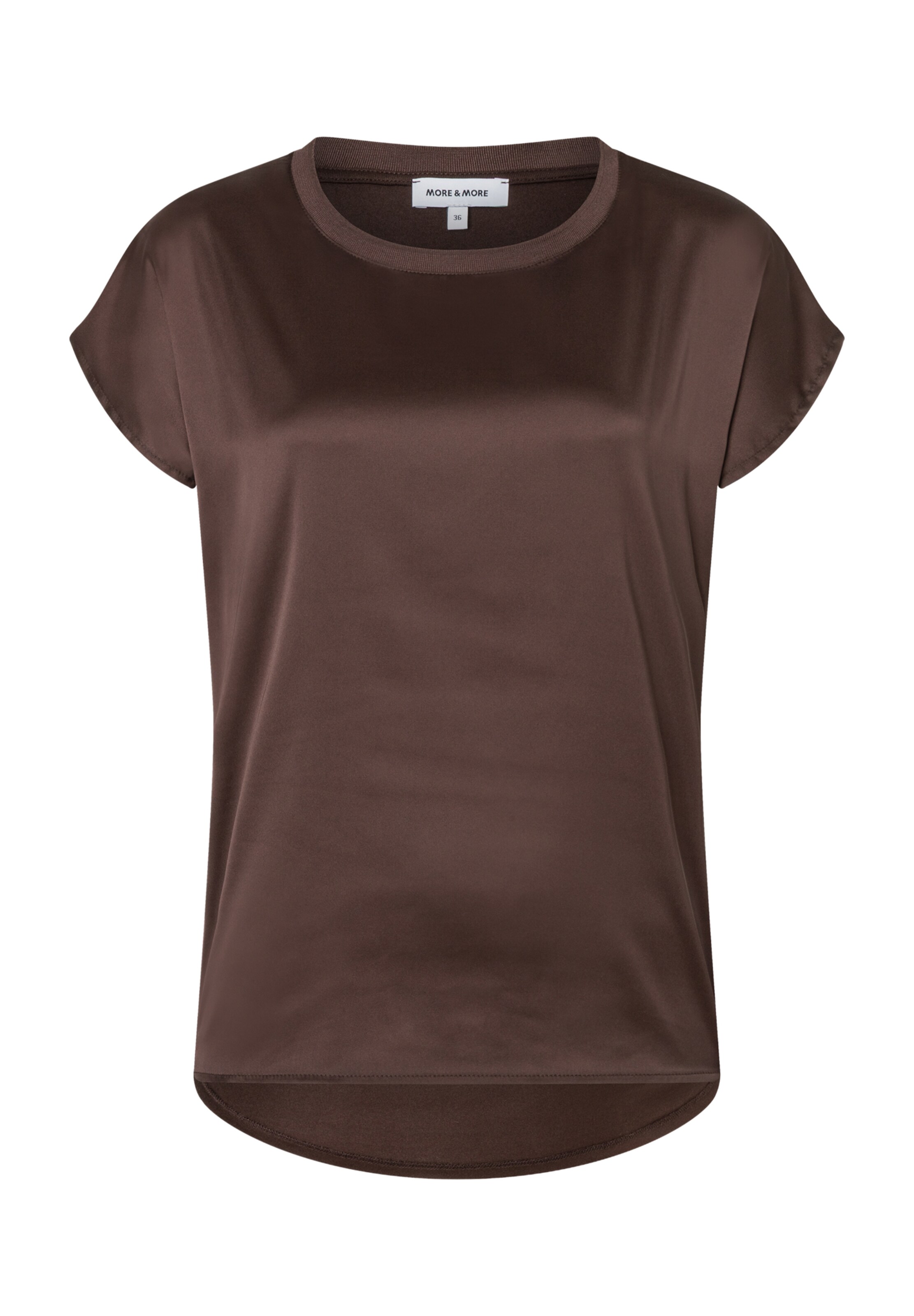 MORE & MORE - Camiseta en marrón: frente