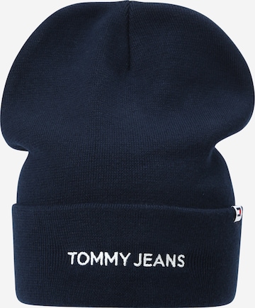 Tommy Jeans Beanie in Blue: front