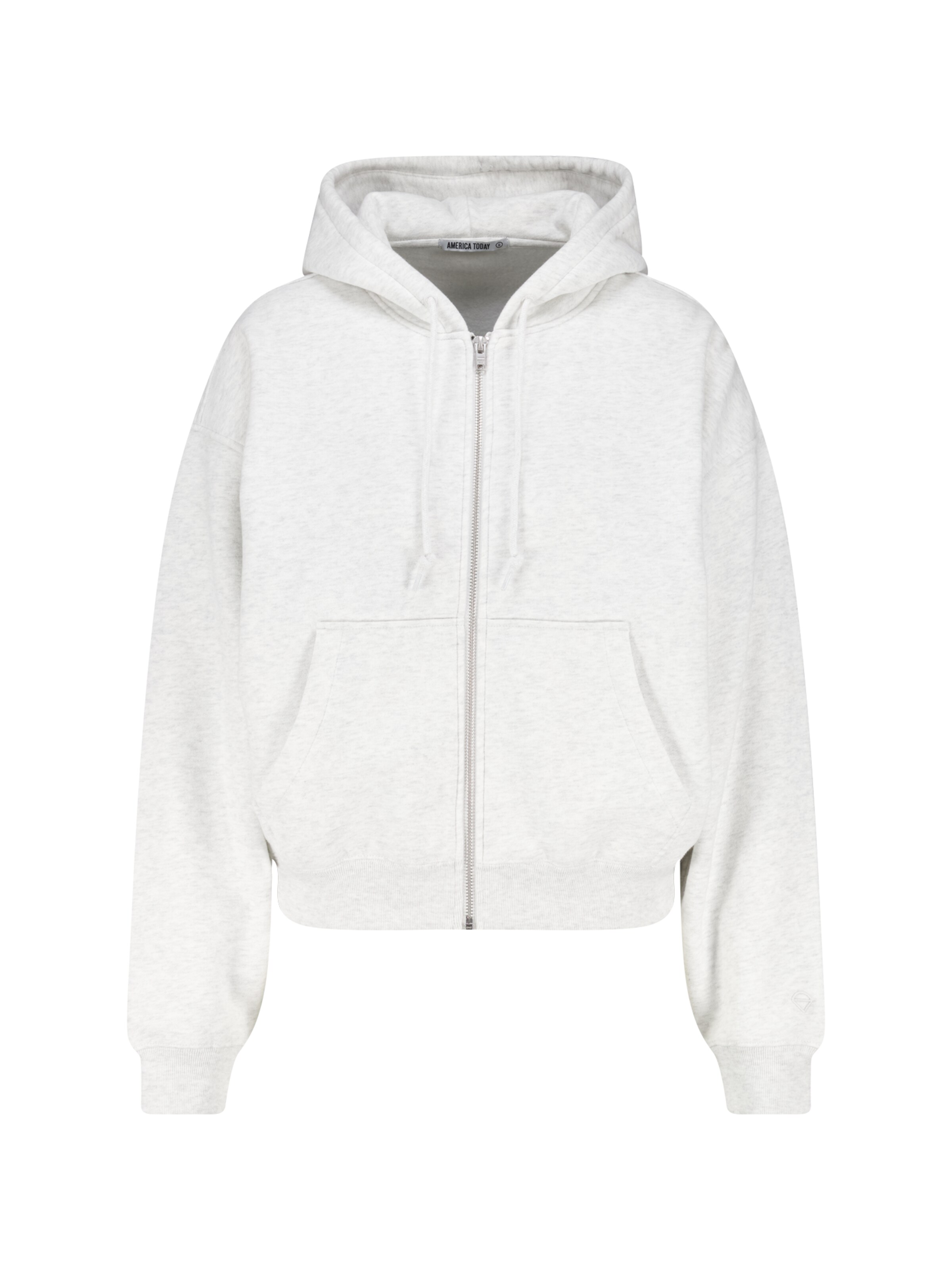 Veste de survêtement America Today en gris : devant