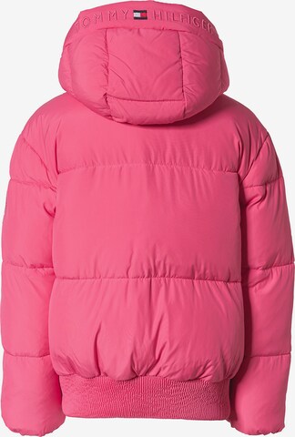 TOMMY HILFIGER Zimní bunda – pink